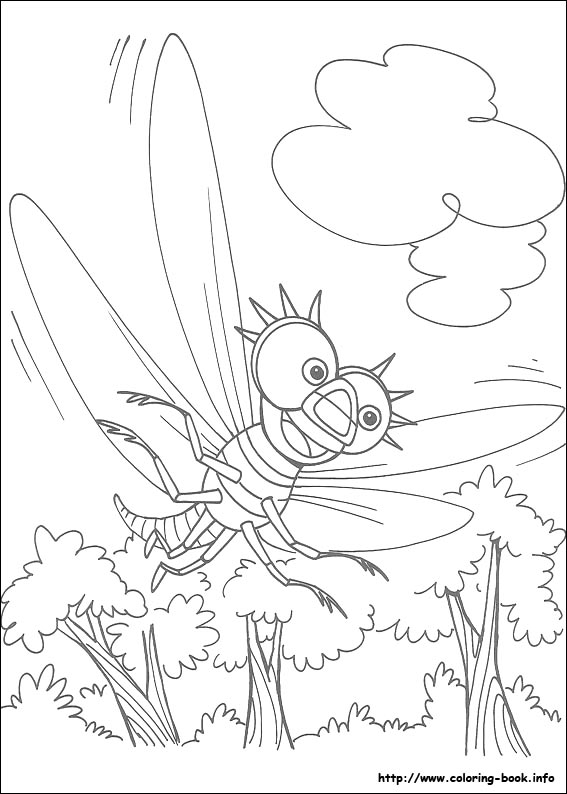 Miss Spider coloring picture